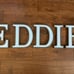 Wooden Letters for nursery EDDIE