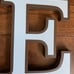 Wooden Letters for nursery EDDIE