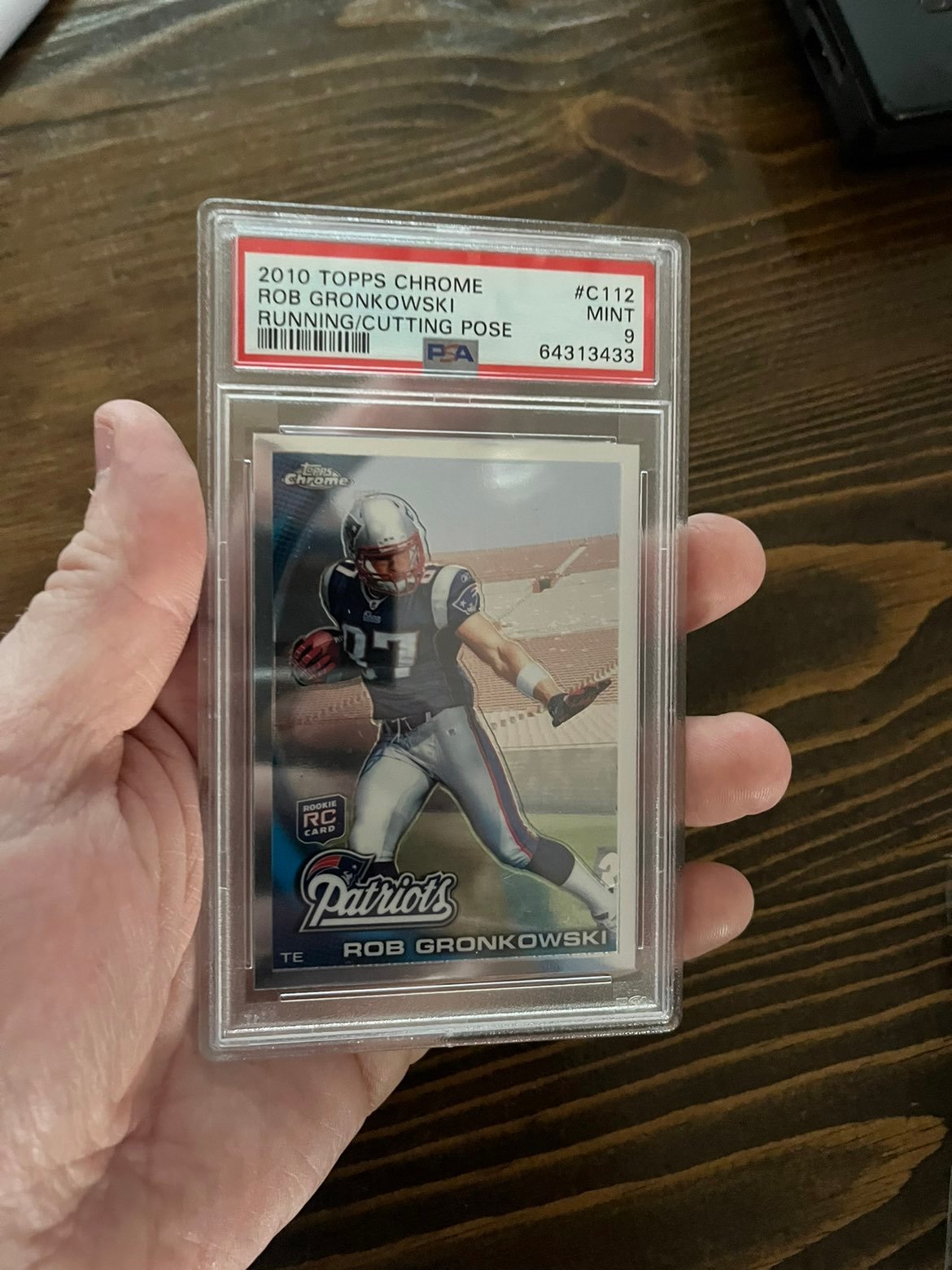 2010 Topps Chrome Rob Gronkowski Mint Rookie PSA 9 RC Gronk HOF Patriots Bucs