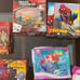 huge lot of Disney , Spider-Man, SpongeBob jigsaw puzzles, and more