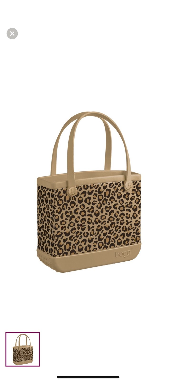 NWT LEO HEAR ME ROAR LEOPARD BABY BOGG BAG