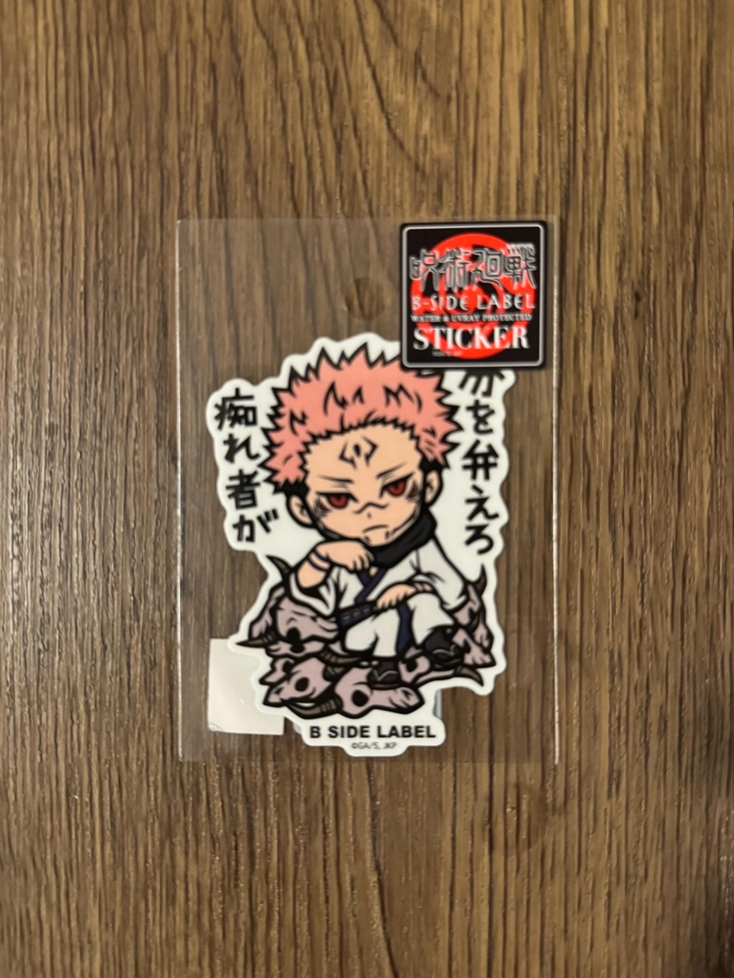 Sukuna Sticker – Jujutsu Kaisen B-Side Label Brand - Japan Exclusive