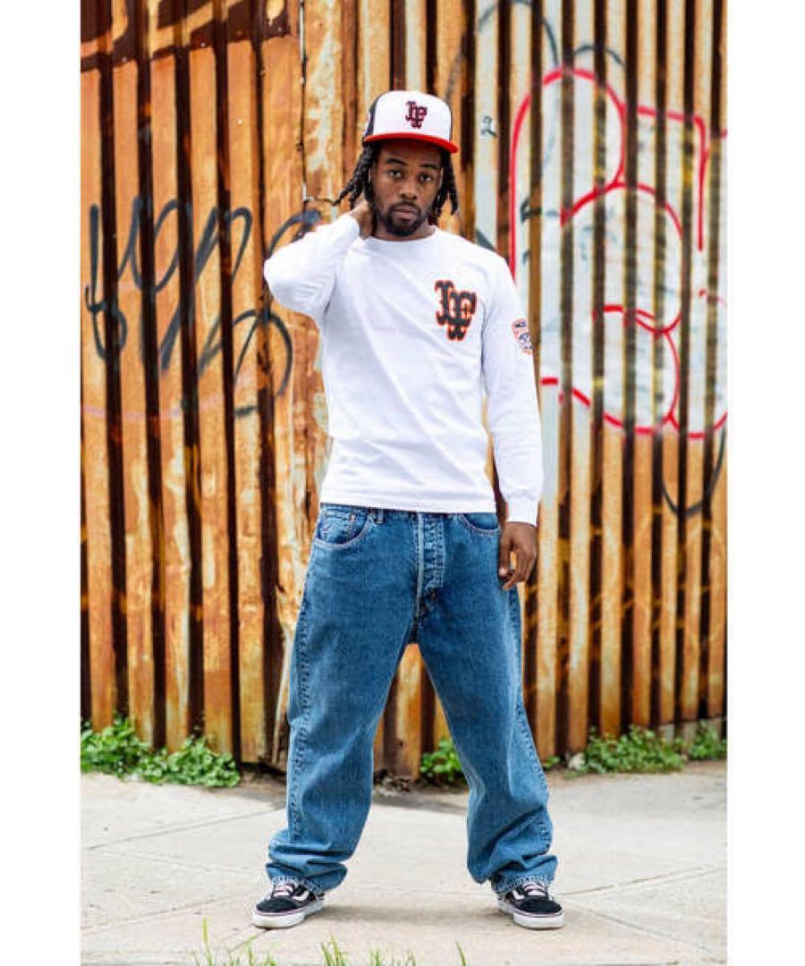 Lafayette denim pants baggie fit
