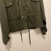 Pam & Gela Utility Cargo Military Jacket Army Green Zip Snap Button Womens Sz M