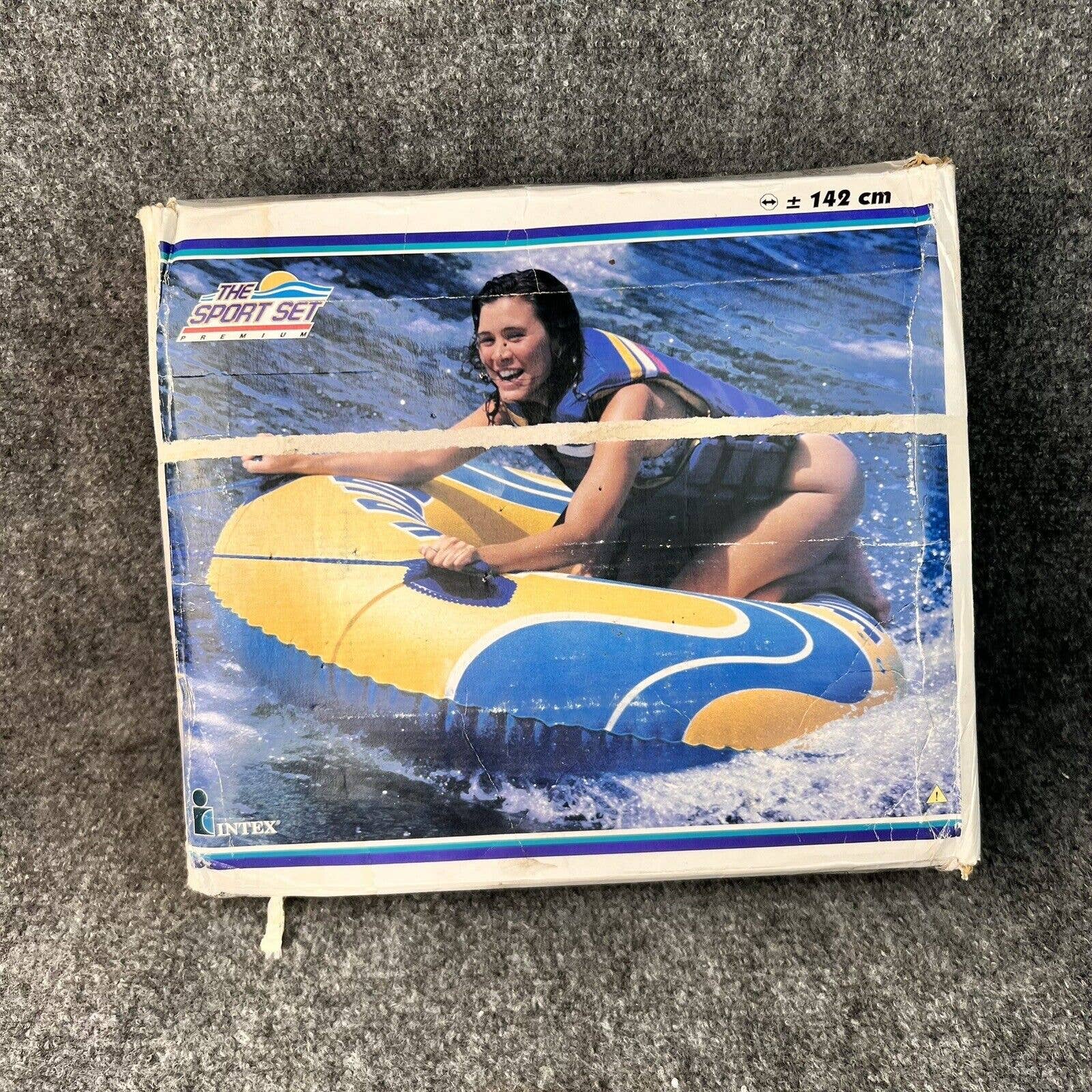 Vintage 1996 Intex Joy Ride Ski Tube 56 Premium The Sport Set Water Float New