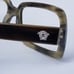 Vintage Versace horn squared eyeglasses Frames