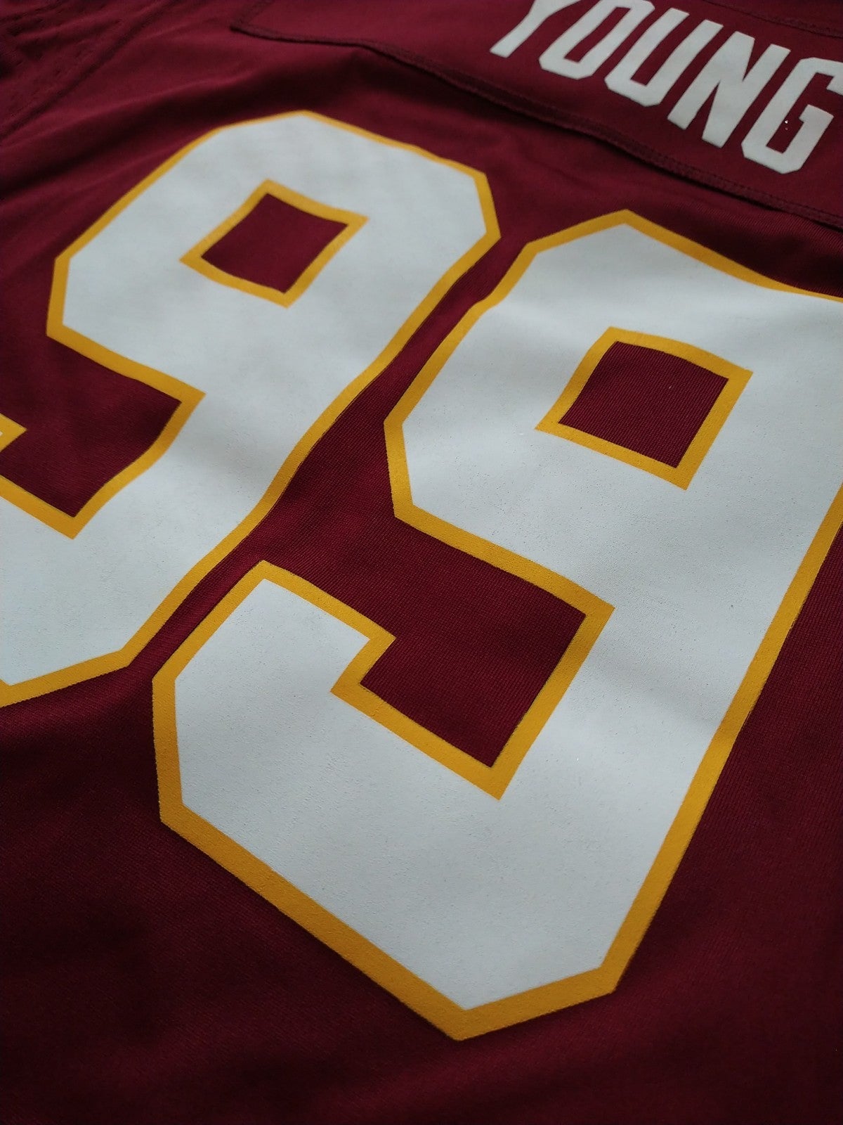 Medium (10/12) Youth Boys Nike on sale NFL Chase Young Washington Football Team Jersey