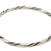 Vintage Sterling Silver Twist Rope Bangle Bracelet