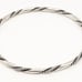 Vintage Sterling Silver Twist Rope Bangle Bracelet
