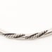 Vintage Sterling Silver Twist Rope Bangle Bracelet