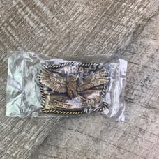 NIB Vintage NRA Golden Eagle Belt Buckle