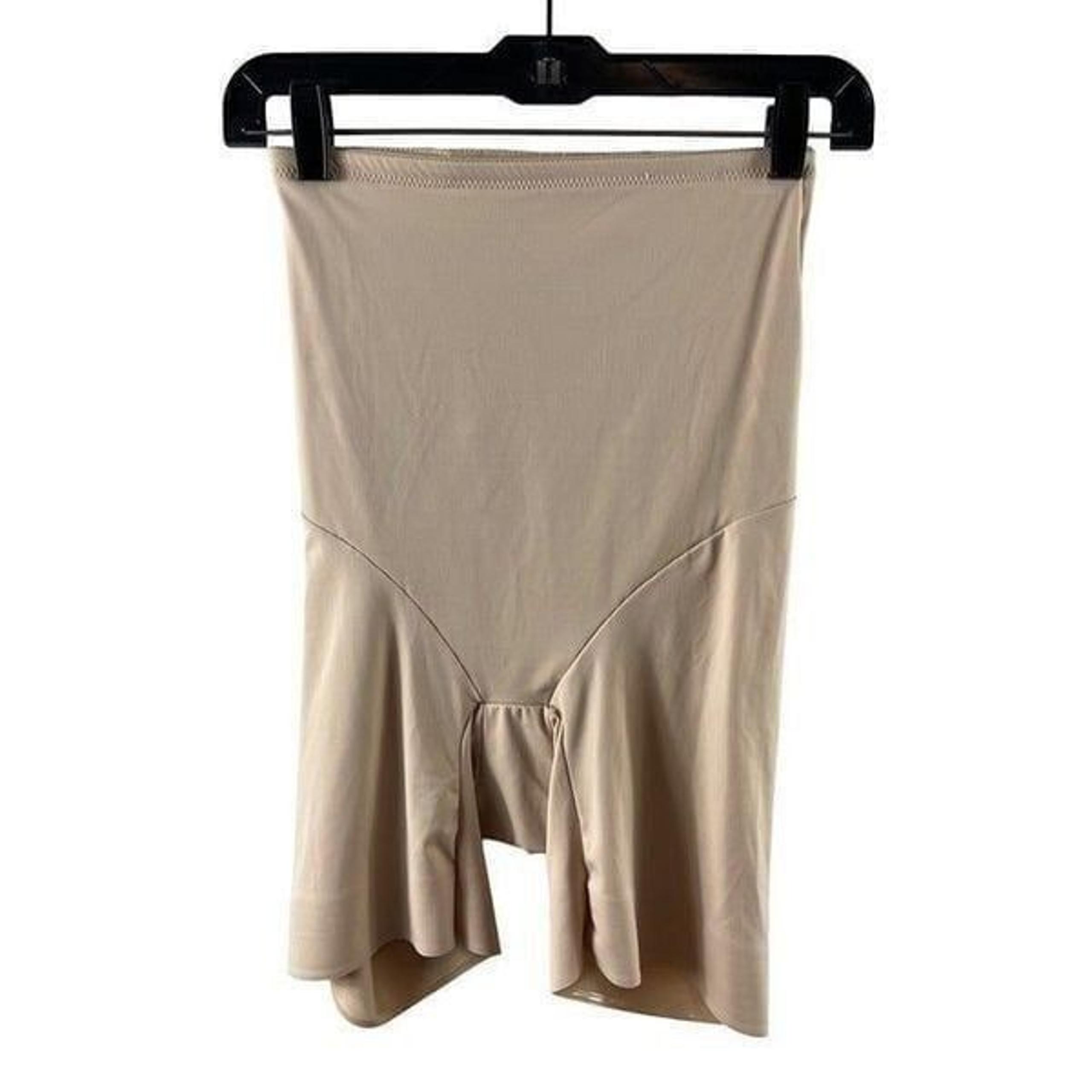 Naomi & Nicole Shapewear Luxe High Waist Thigh Slimmer 7089 Warm Beige Medium