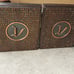 MCM Authors Names (V) Monogramed Copper Bookends