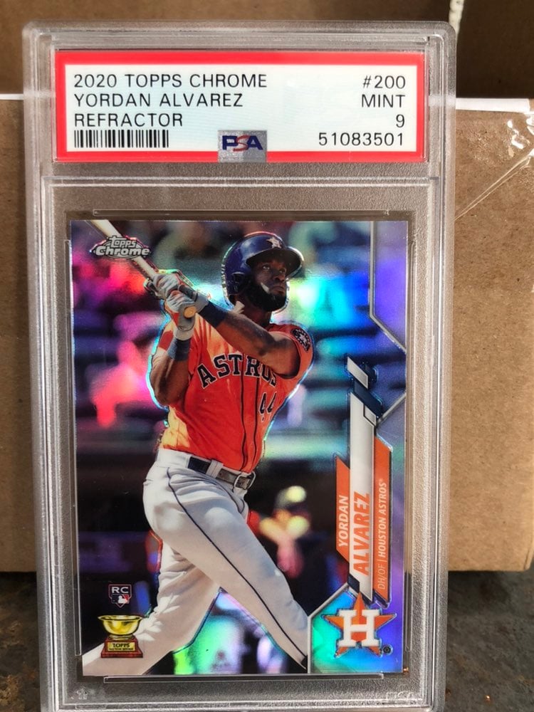 Yordan Alvarez RC SP PSA 9 Mint