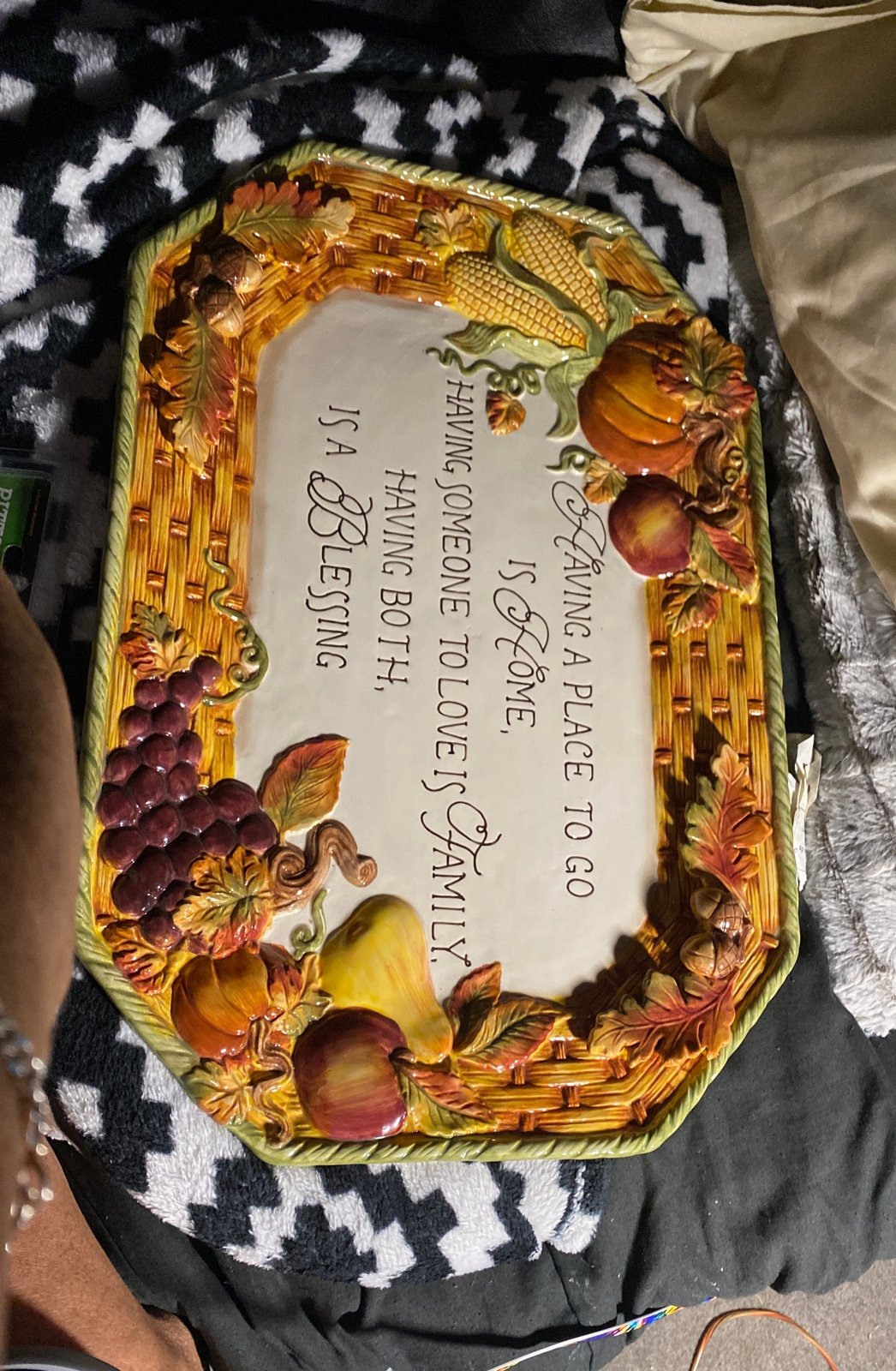 Turkey platter beautiful design