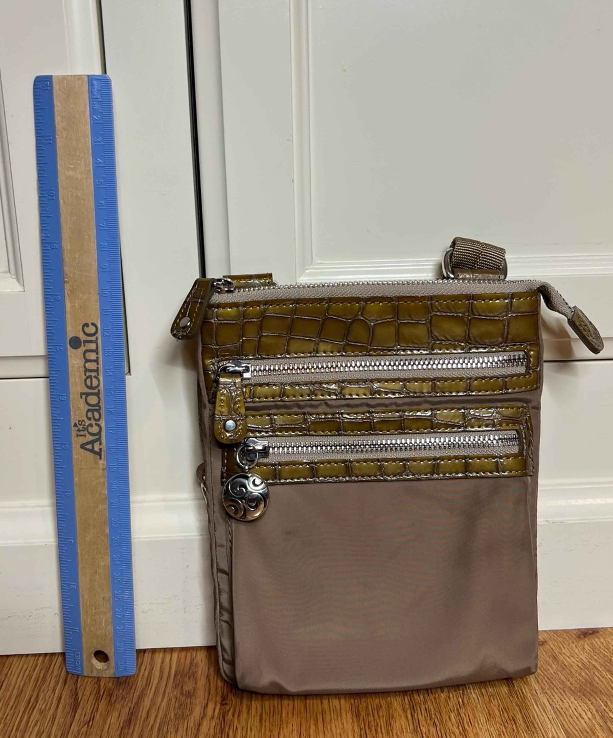 Brighton crossbody purse nylon and leather