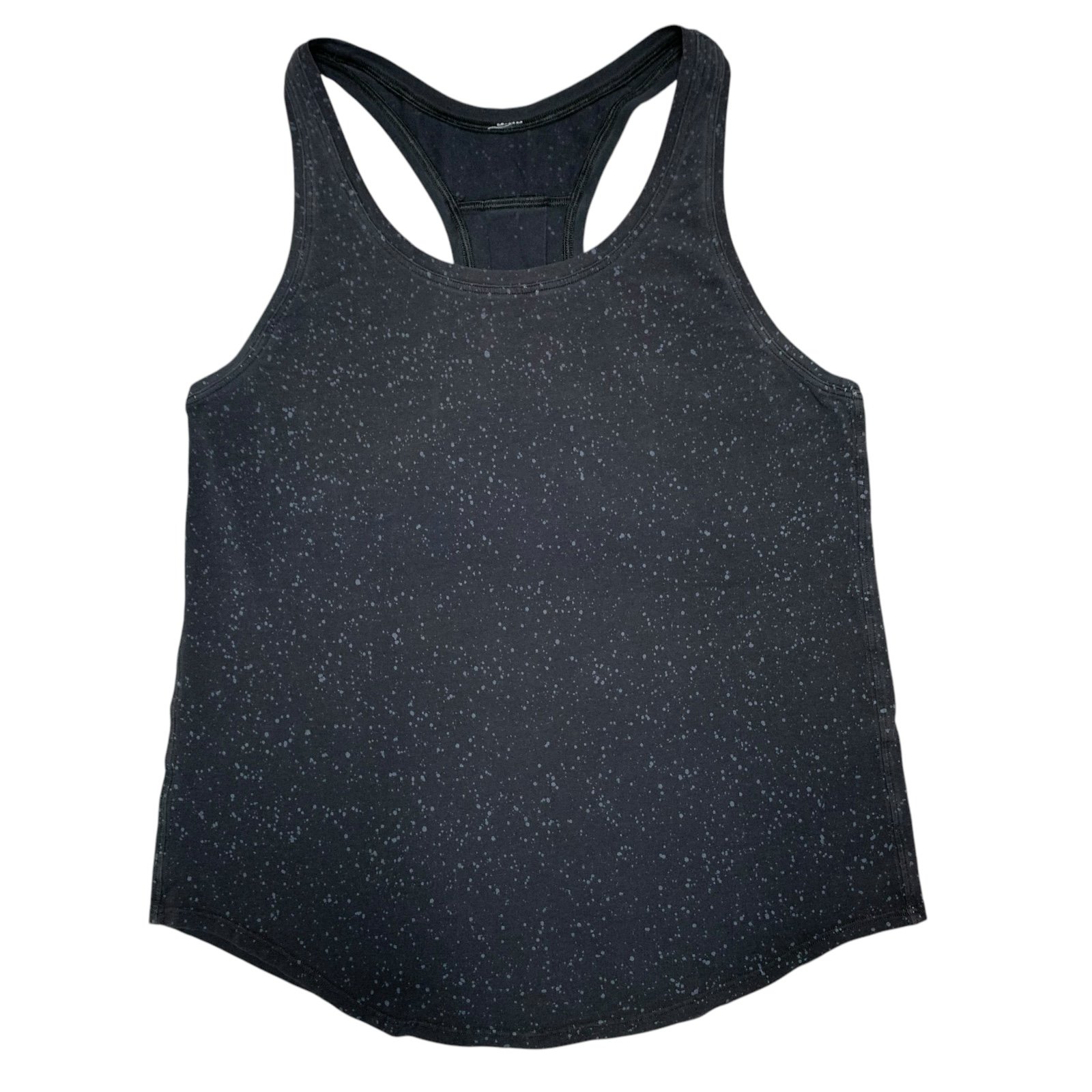 Lululemon Black Speckled Racerback Tank Top