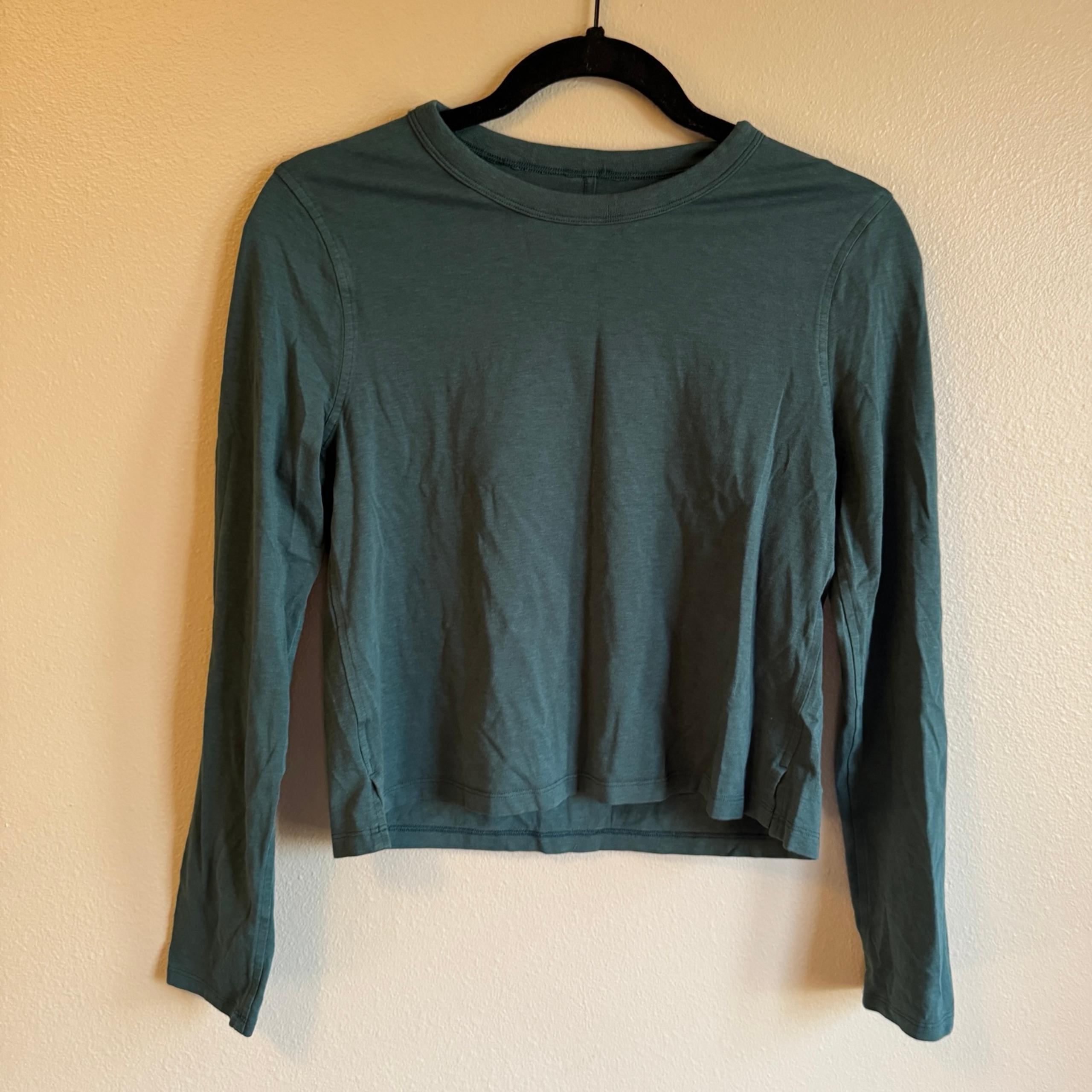 Lululemon Lab Long Sleeve Green Shirt- Women’s 4