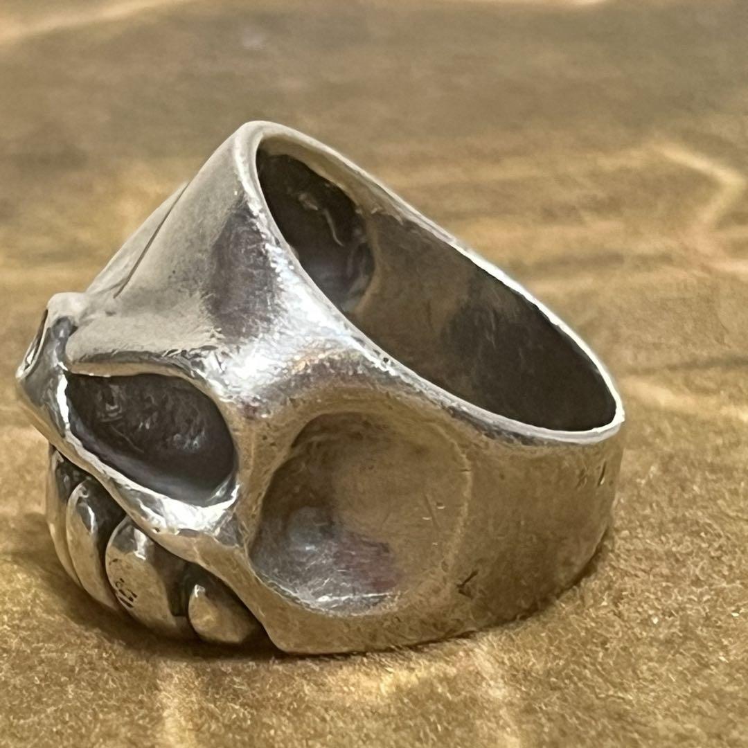 通販 送料無料  vintage Rings silver925 Punk Grunge RINKAN Skull アクセサリー