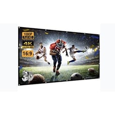 Tieeyoma Projector Screen 100” 16:4 Portable Foldable Movie Screen