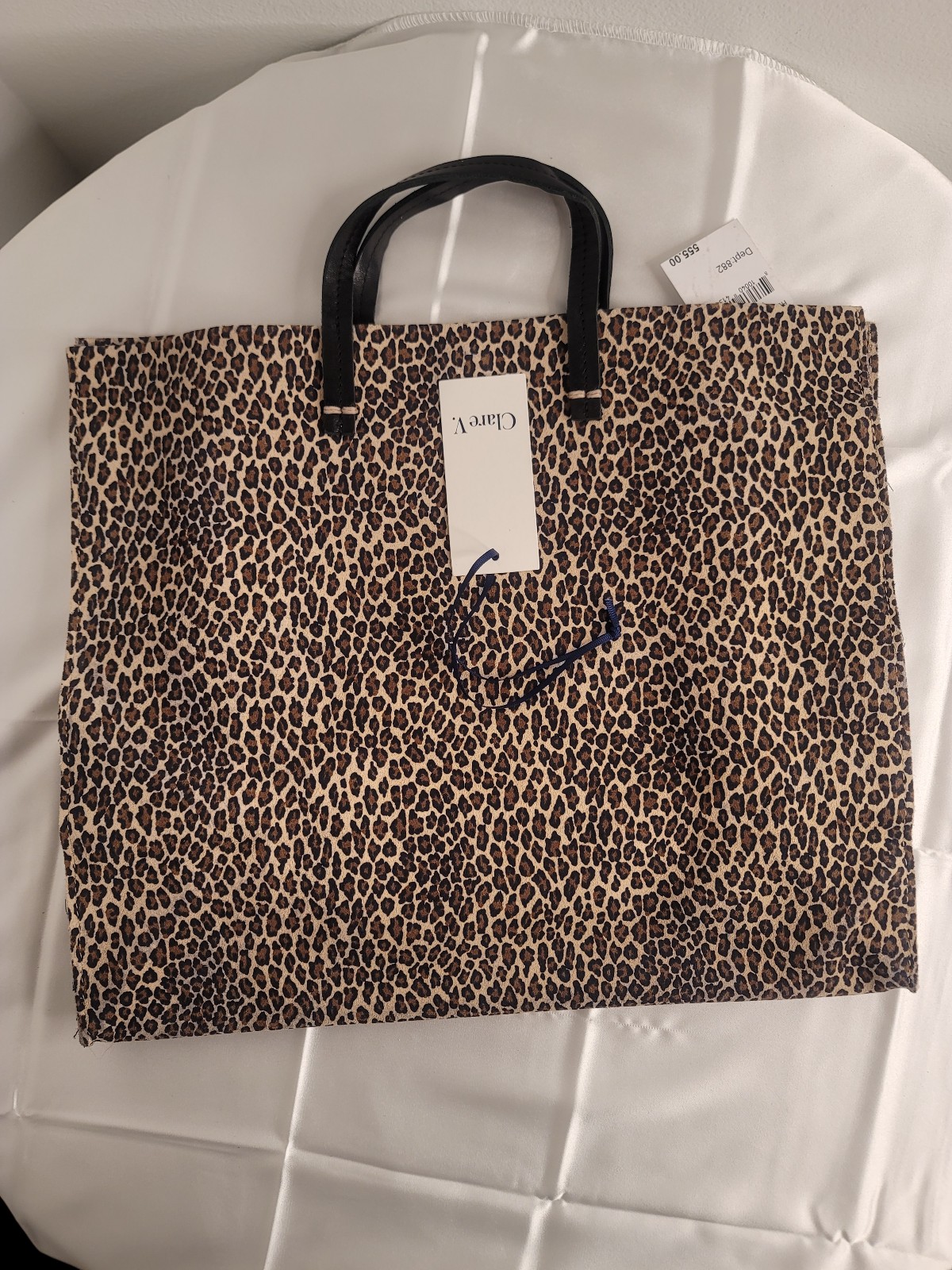 Simple Suede Tote CLARE V. Mini Cat