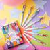 BT21 Stationery 3pc Bundle (Uni-Ball Pen Set, Pencil Set, Spiral Notebook)