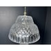 Vtg Underwriters Laboratories Double Dome Crystal Cut Glass Desk Boudoir Lamp