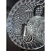 Vtg Underwriters Laboratories Double Dome Crystal Cut Glass Desk Boudoir Lamp