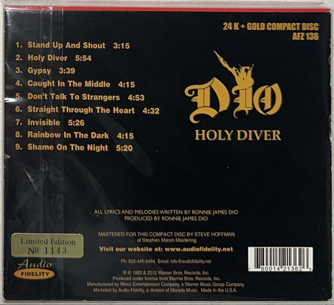 【激安アウトレット!】 High-Quality 24K + GOLD CD! DIO / DIO / HOLY DIVER 洋楽
