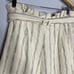 Bardot The Stripe PaperBag Shorts In Ecru Stripe