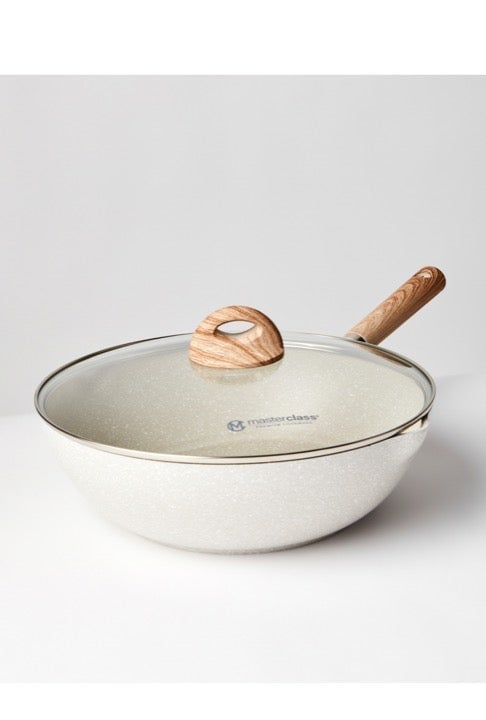 Masterclass Premium 12” Wok Speckled Beige