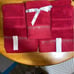 Red towel set