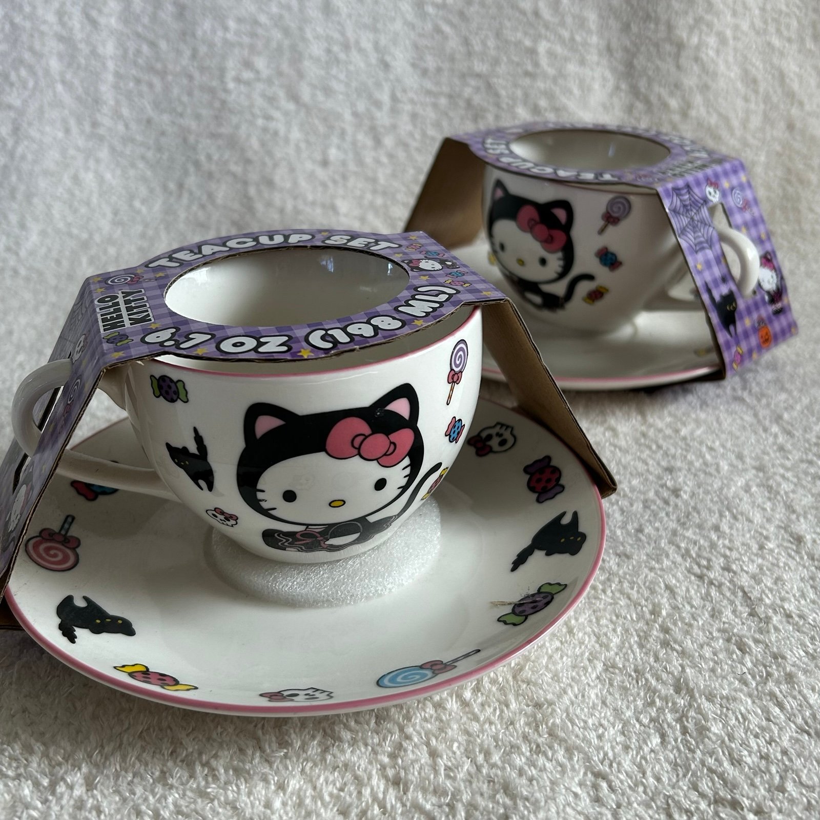 Halloween Hello Kitty Teacup Set of 2