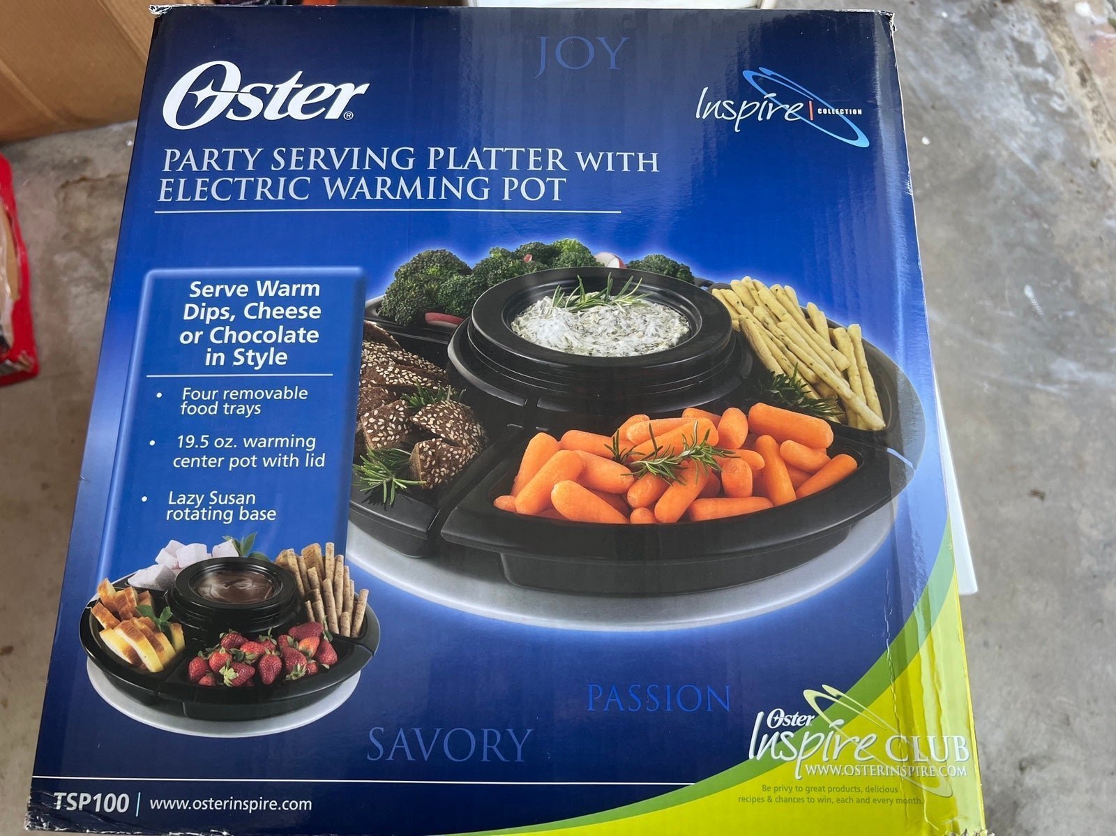 Any item free upto 10 with buy of Oster party serving platter with warming pot