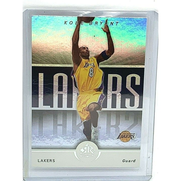 Kobe Bryant Basketball Card #44 Upper Deck 2005-06 NBA Reflections