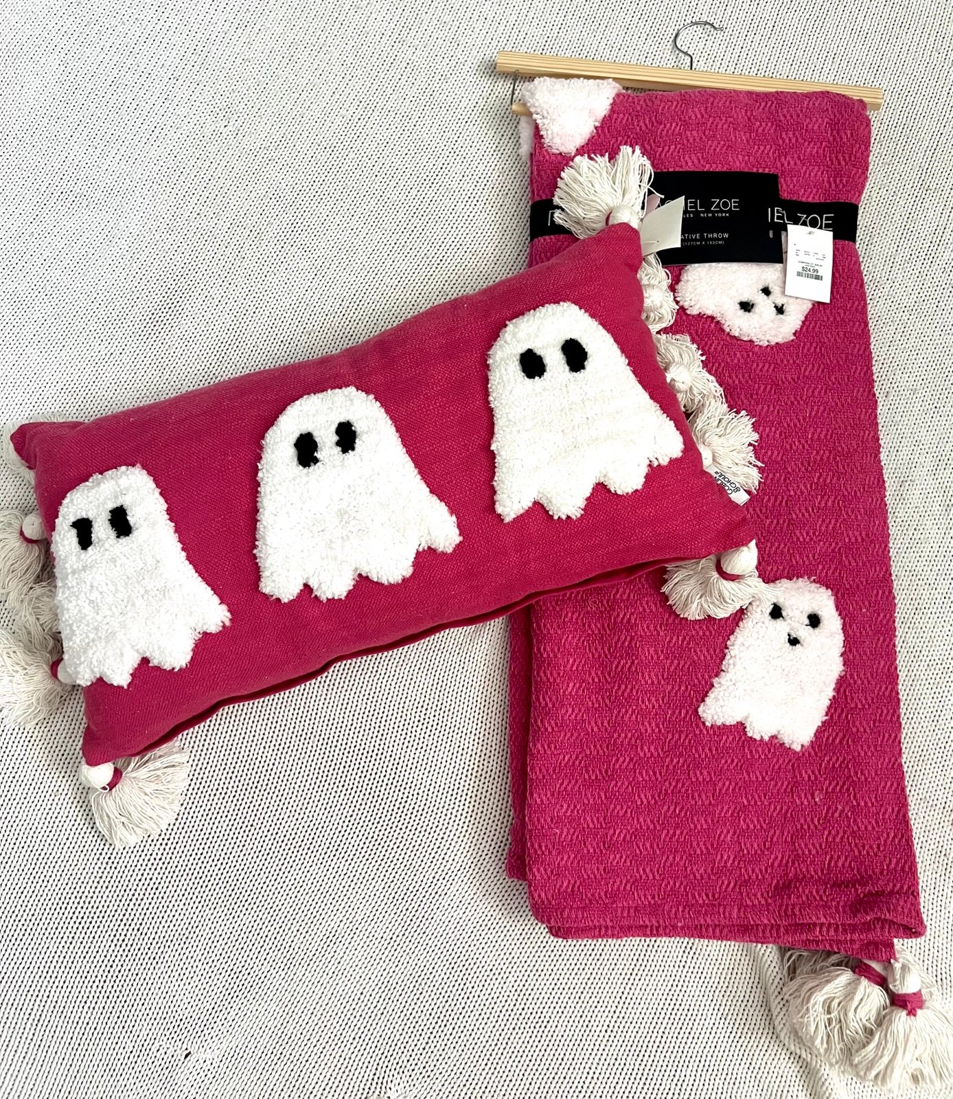 Rachel Zoe Ghost Blanket and Pillow