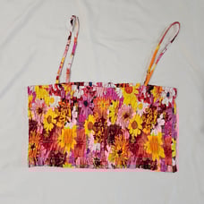 Women's Floral Tamara Sunshine Halter Top- NWT