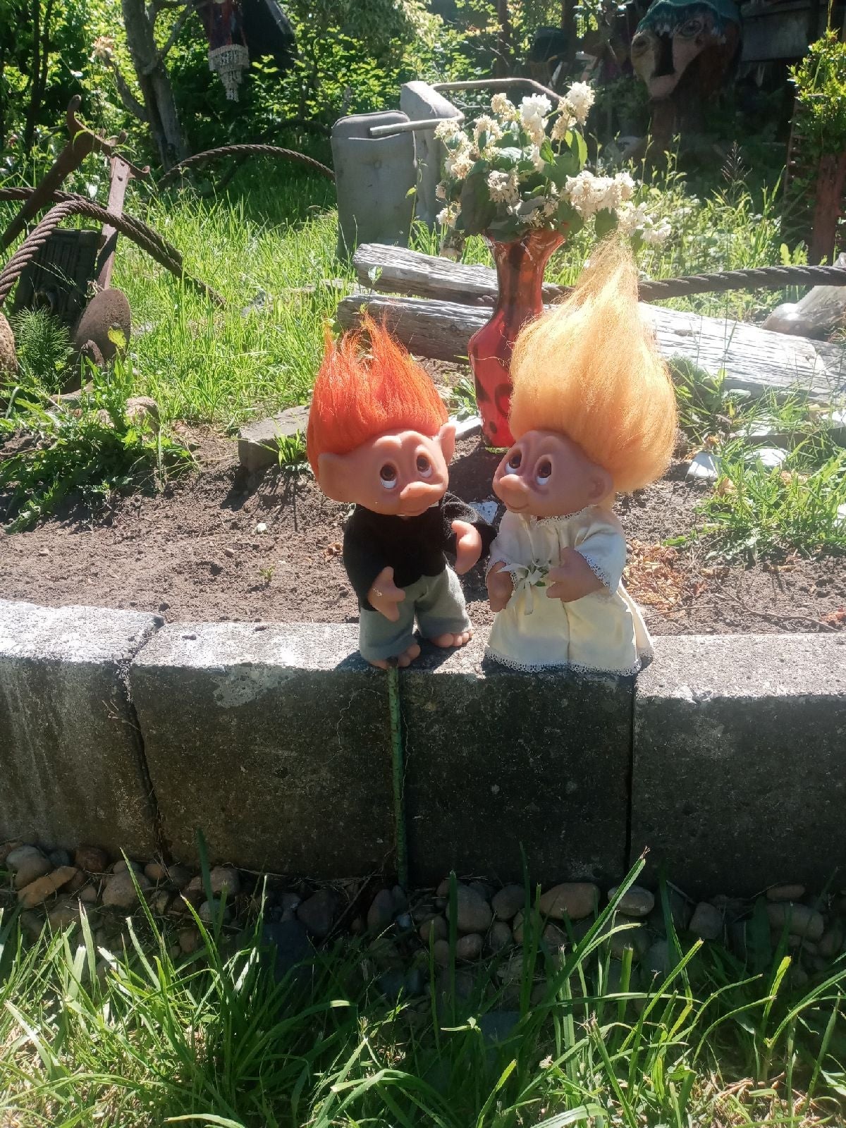 Thomas dam wedding trolls 1977 bride and