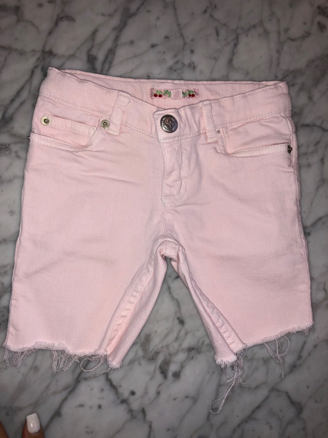 bonpoint Girls Denim Shorts Sz 3