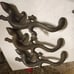 Cast Iron Gecko Shaped drawer pulls