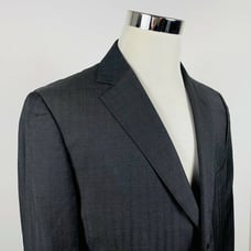 Z Zegna 42R Sport Coat 100% Wool Black