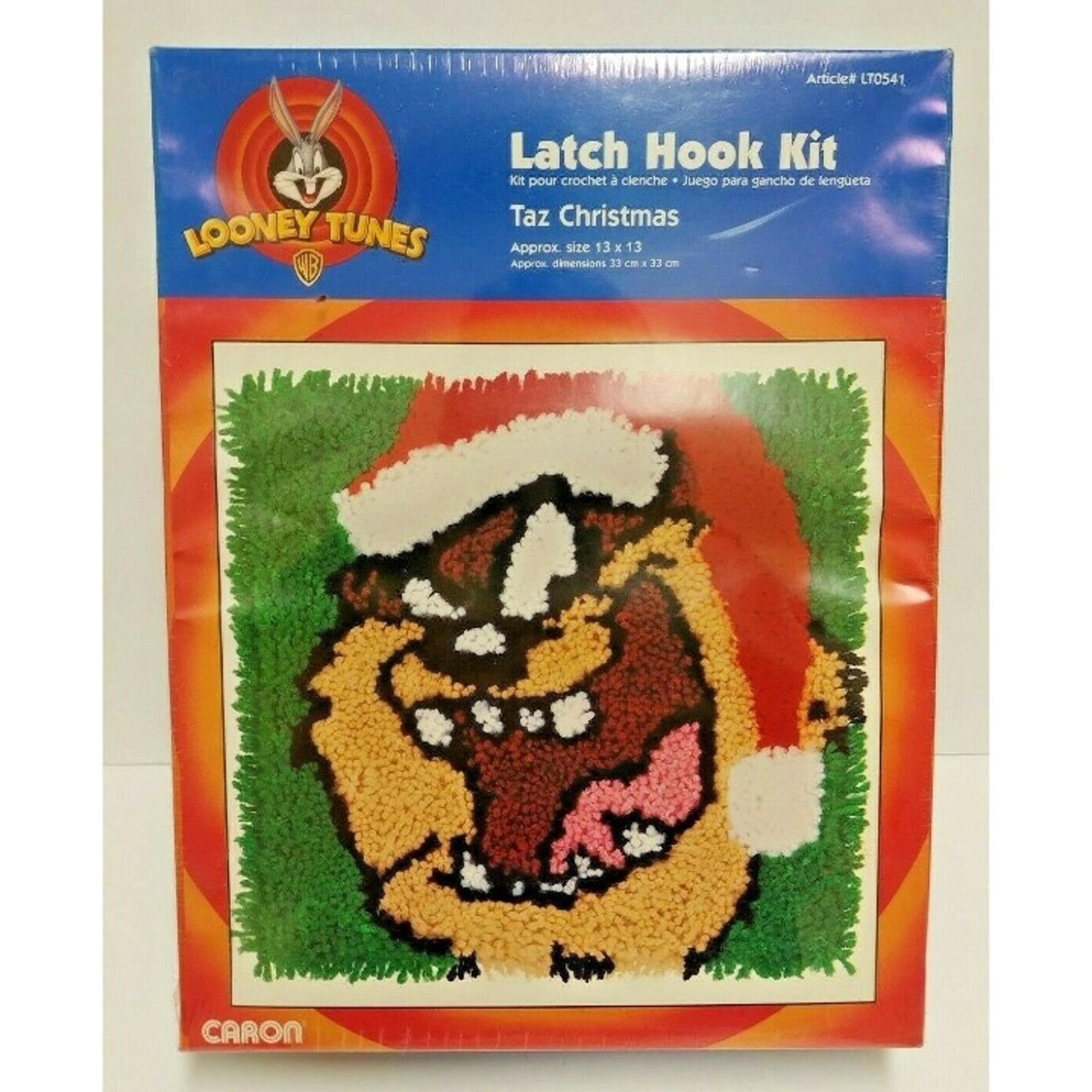 Looney Tunes Taz Christmas Latch Hook Ki
