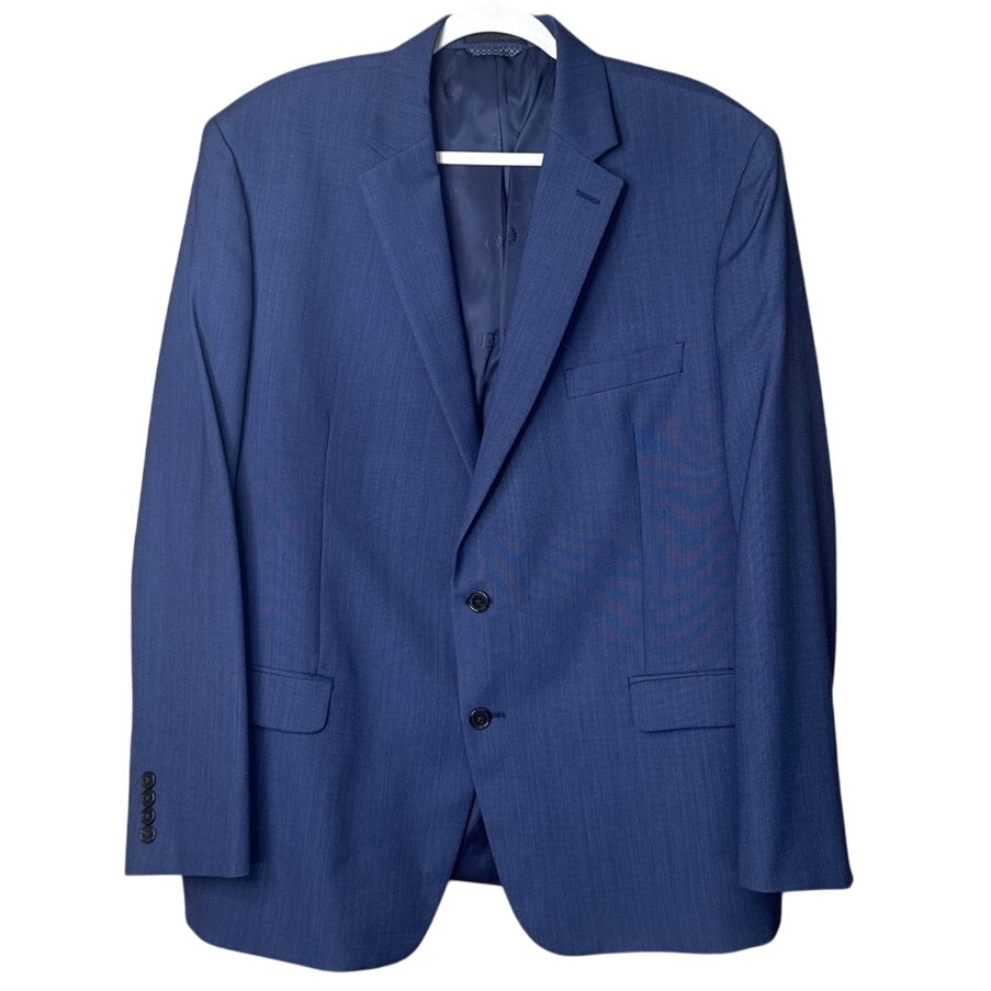 Lauren Ralph Lauren Wool Blue Two Button Blazer Size 46R