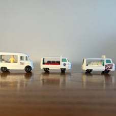 3 CUSTOM Vintage Lesney Coors, Schultz Beer, & Pabst Blue Ribbon Commer Trucks