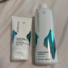 Toothpaste and rinse