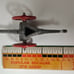 Vintage Cast Iron Barclay Howlitzer Cannons with Auburn Rubber Toy Red Wagon
