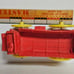 Vintage Cast Iron Barclay Howlitzer Cannons with Auburn Rubber Toy Red Wagon