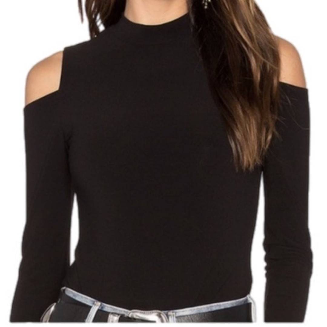 Alice + Olivia Air Bodysuit ‘Suzi’ bodysuit Black XS