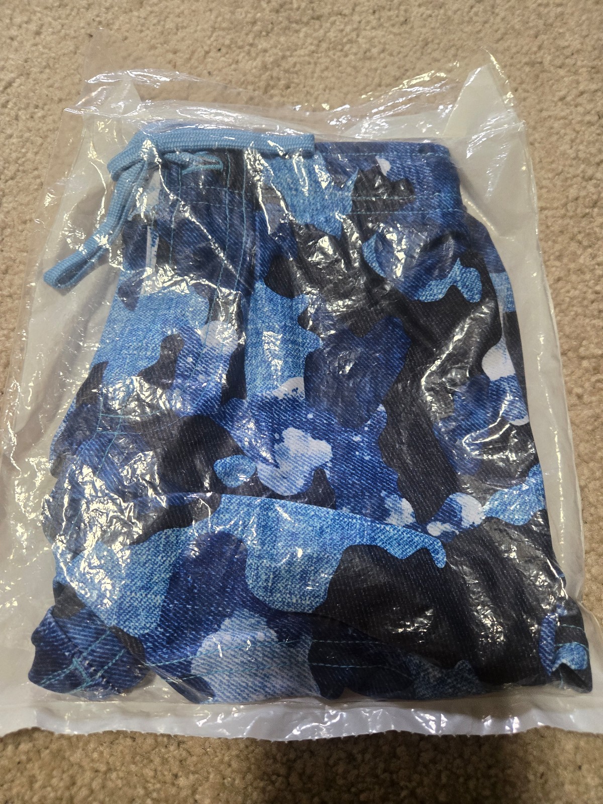 George Hats Blue Camo Swim Shorts
