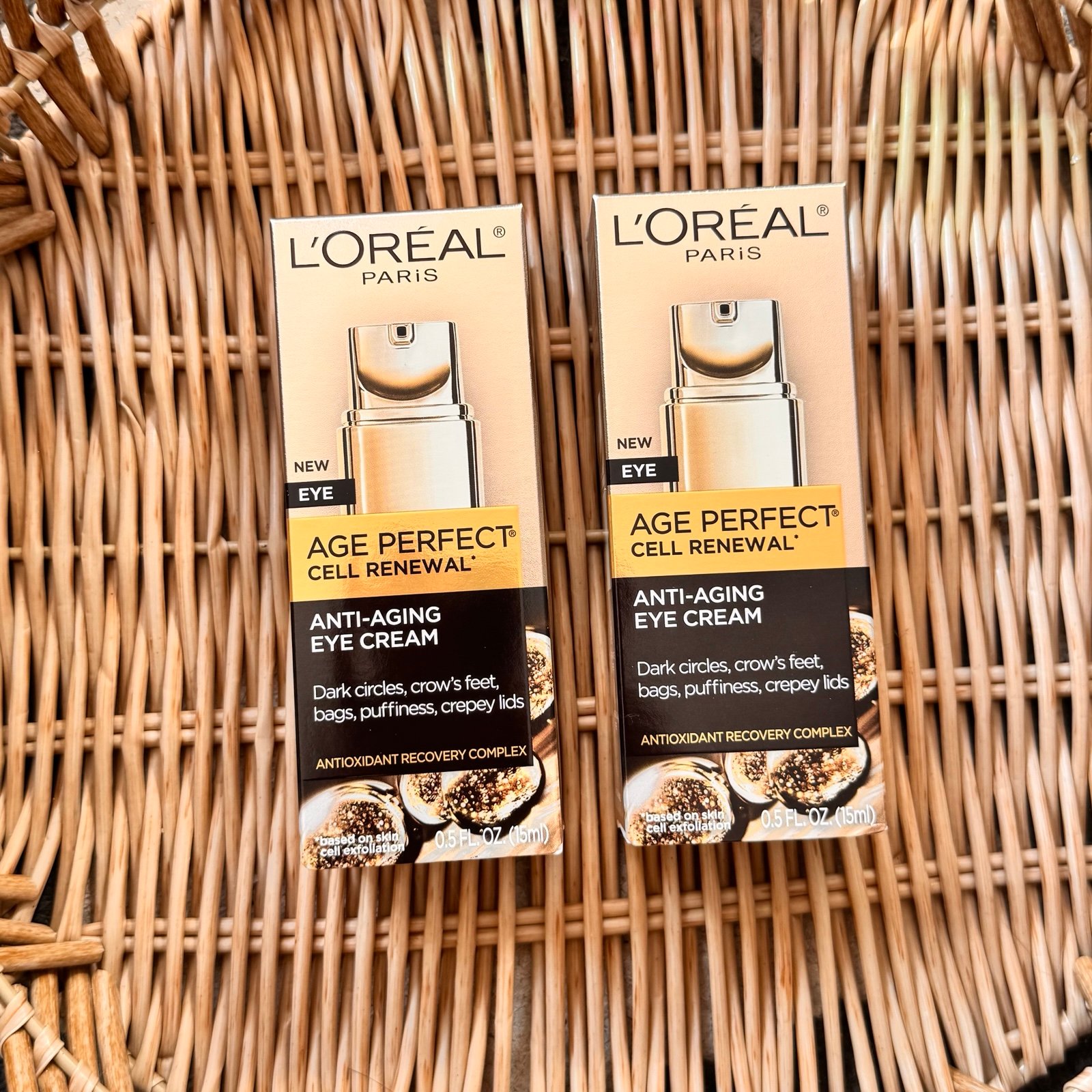 loreal age perfect anti aging eye cream bundle